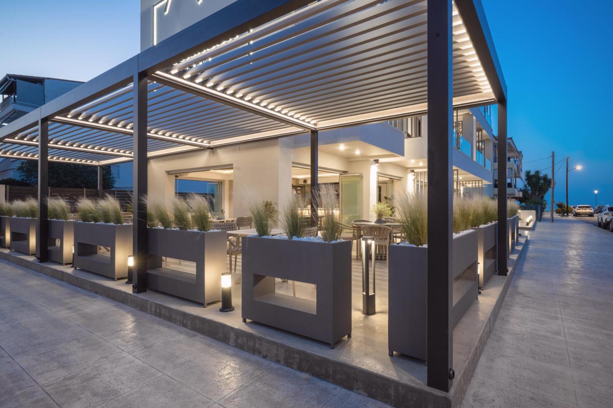 Pantheon Sea View Aparthotel Neoi Poroi Exterior photo