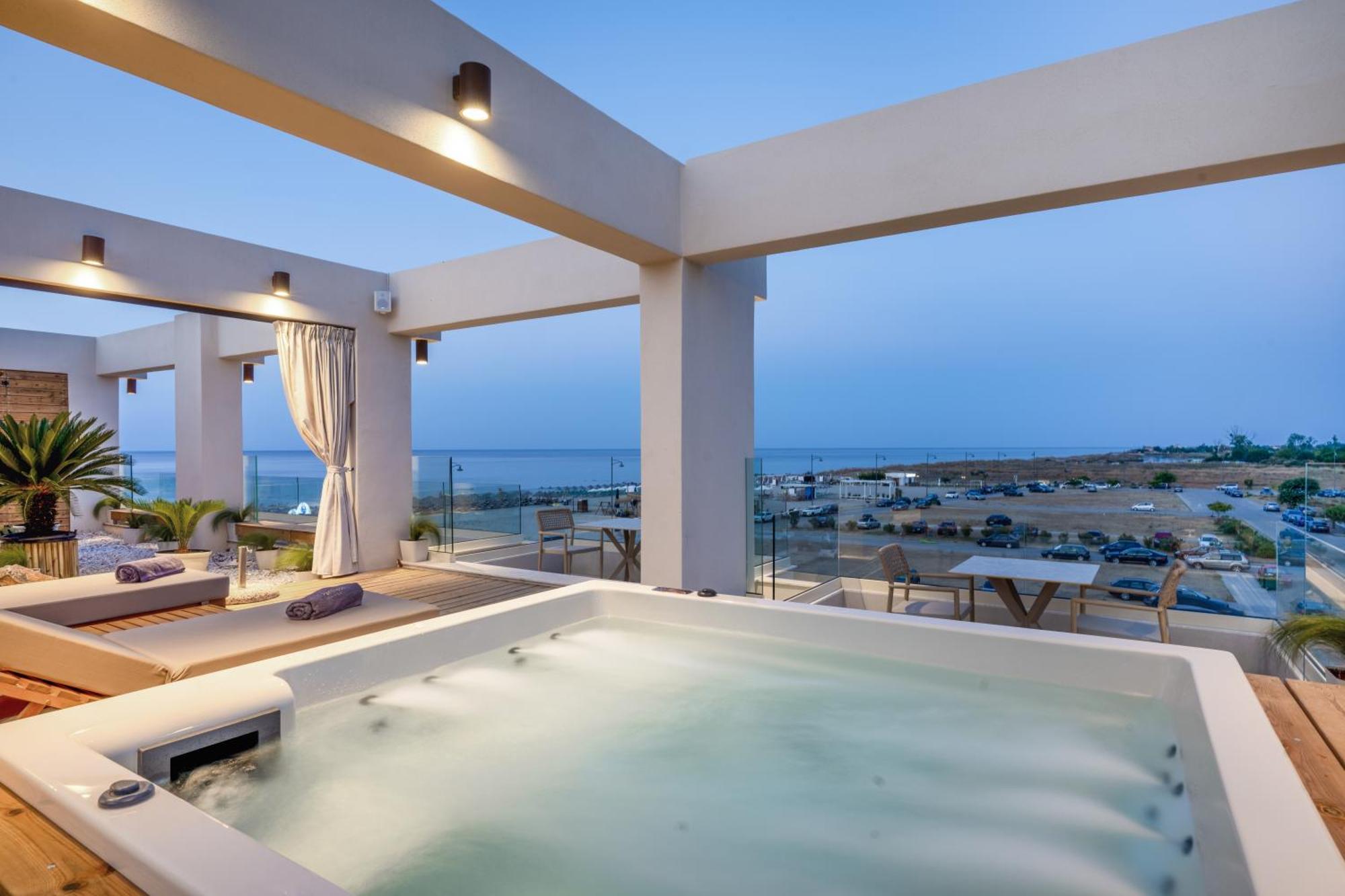 Pantheon Sea View Aparthotel Neoi Poroi Exterior photo